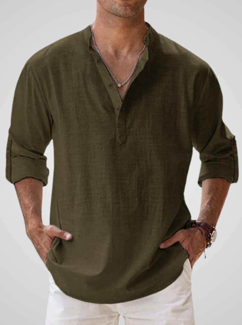 Harland | Breathable Linen Shirt