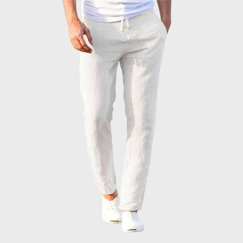 Graham | Lightweight Casual Linen Trousers