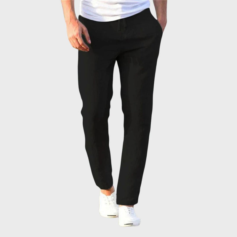 Graham | Lightweight Casual Linen Trousers