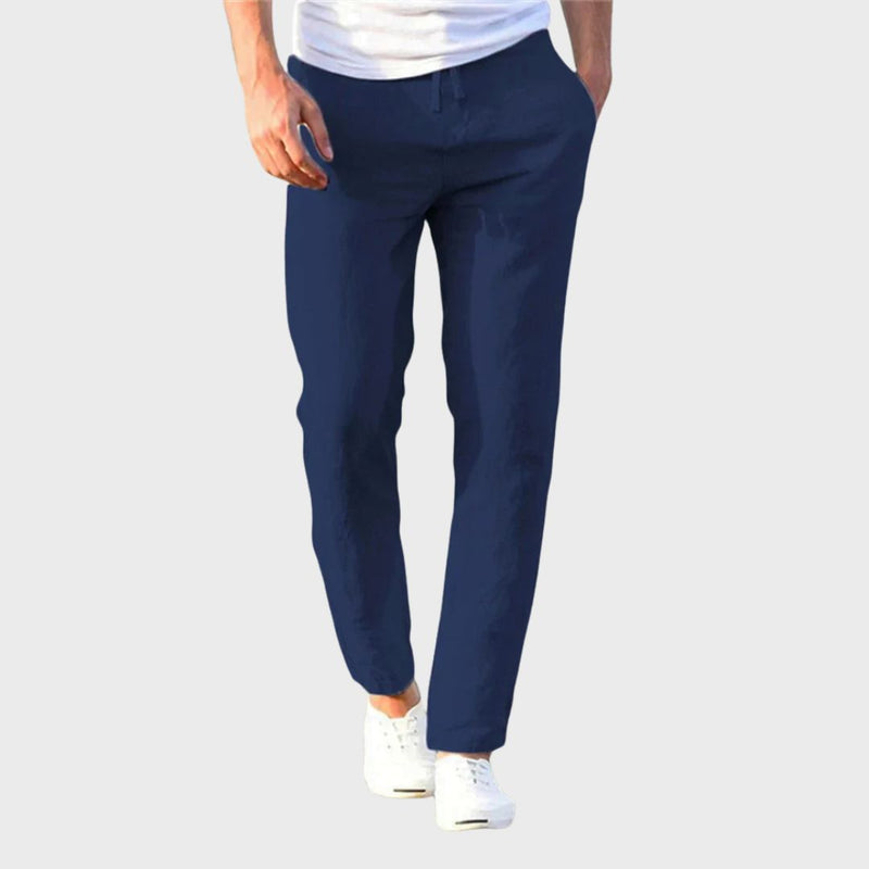 Graham | Lightweight Casual Linen Trousers