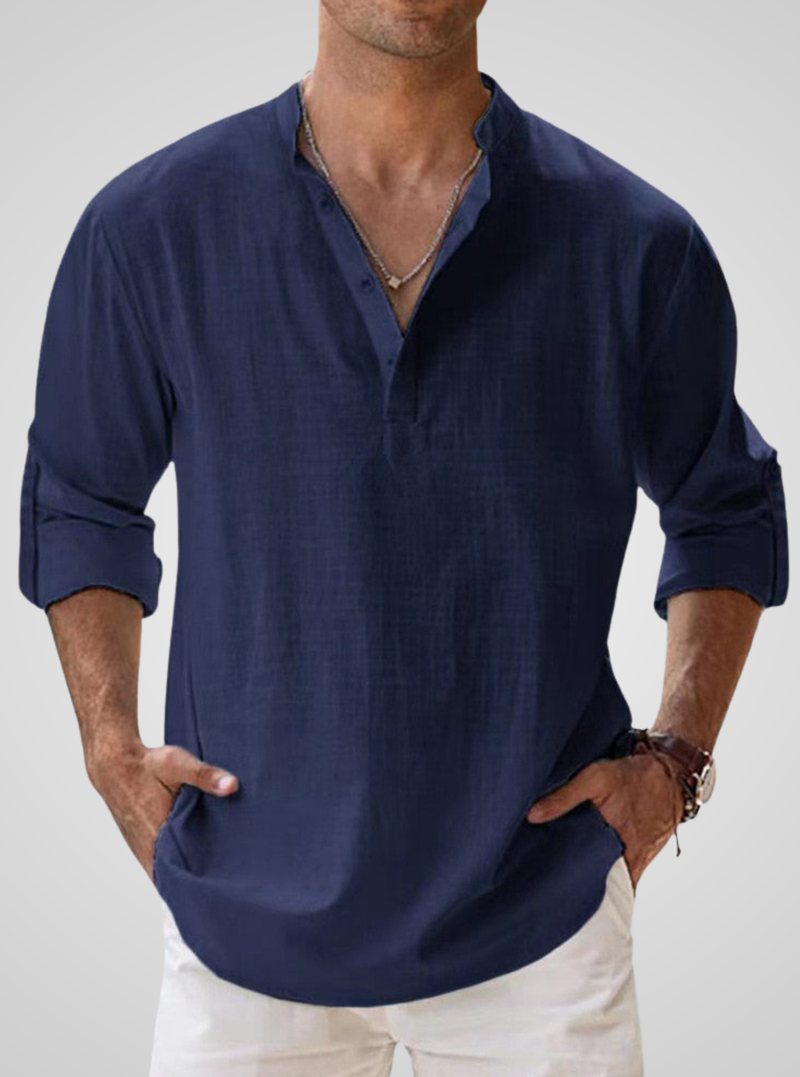 Harland | Breathable Linen Shirt