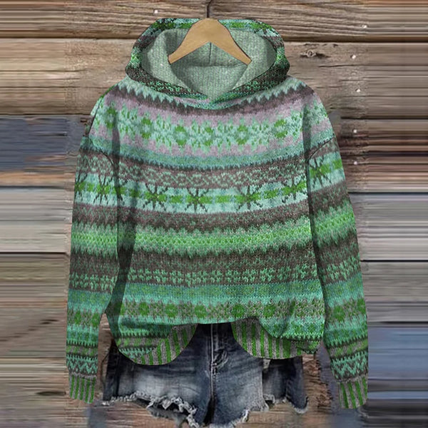 Uvelia | Ethnic Retro Hoodie