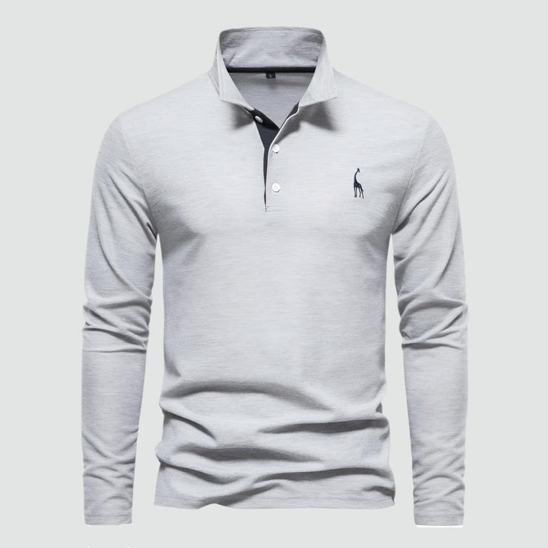 Reynan - Classic Long-Sleeve Polo Shirt