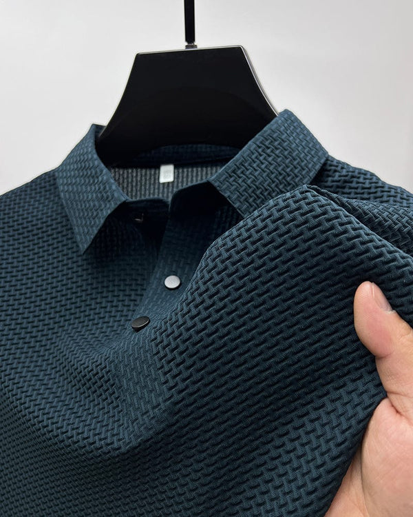 Harrington | Elegant Textured Polo Shirt