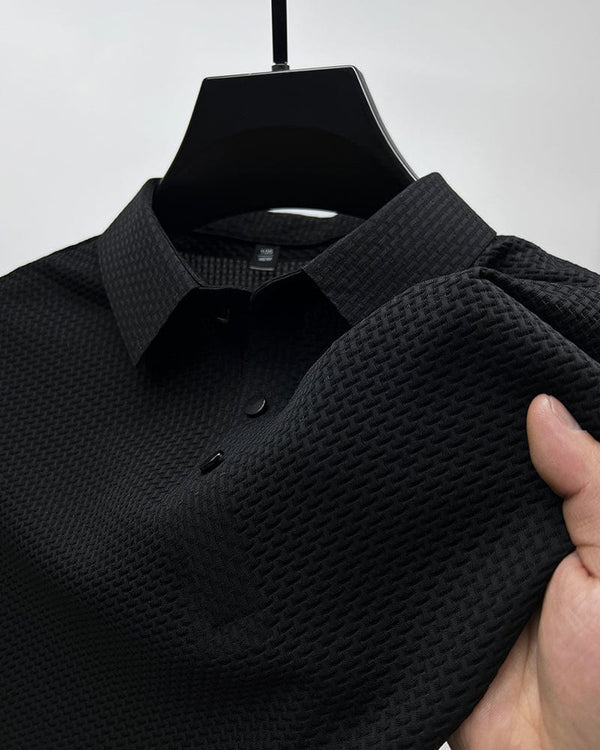 Harrington | Elegant Textured Polo Shirt