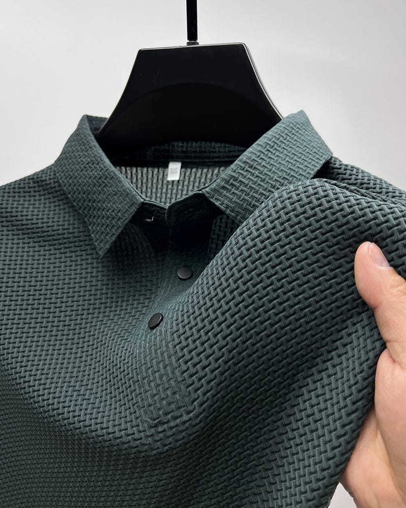Harrington | Elegant Textured Polo Shirt