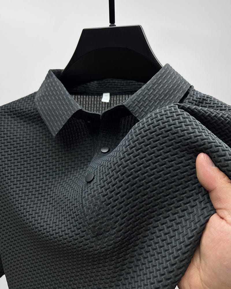Harrington | Elegant Textured Polo Shirt