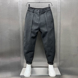 Mathieu - Pantaloni eleganti in tessuto mélange