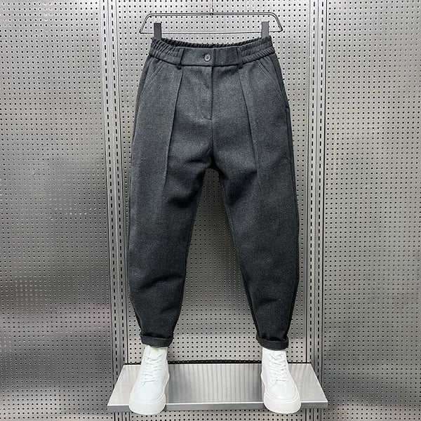 Mathieu - Pantaloni eleganti in tessuto mélange