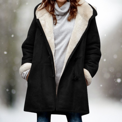 Deyse | Premium Suede Fleece Hooded Jacket