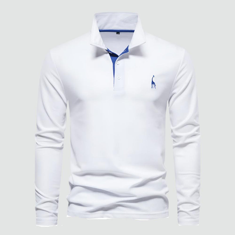 Reynan - Classic Long-Sleeve Polo Shirt