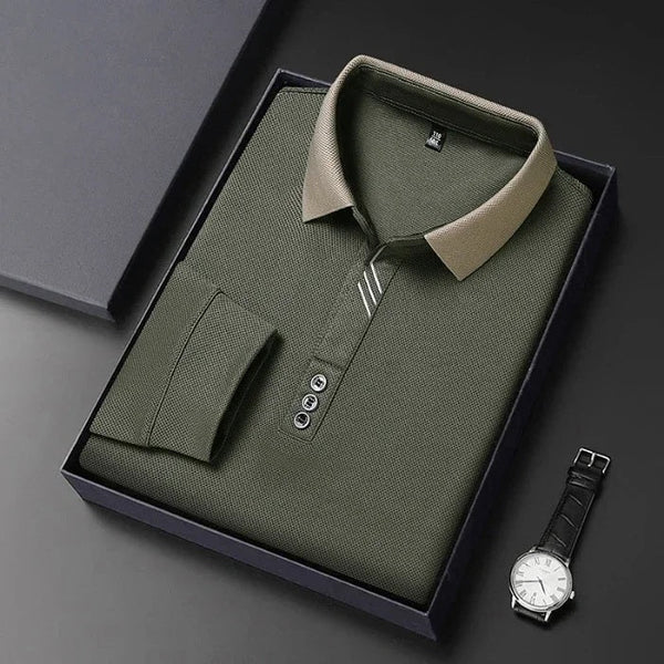 Austin - Long Sleeve Business Casual Polo