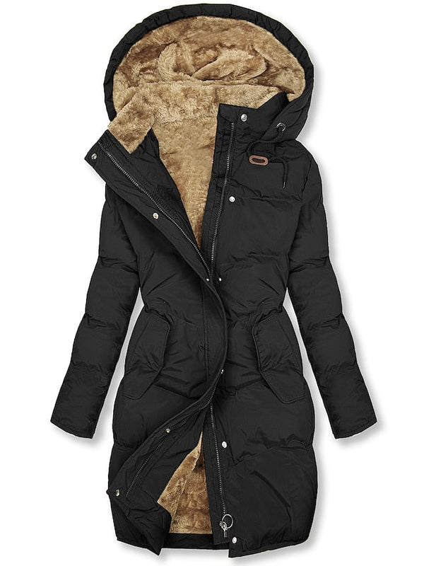 Magrite | Long Hooded Puffer Jacket